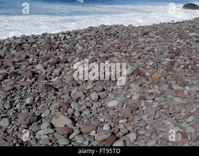 Madeira-Nordküste in der Nähe von Sao Jorge, Madeira, März 2016 Stockfoto