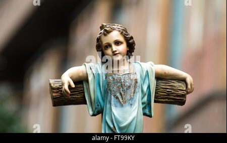 Oviedo, Spanien. 25. März 2016. Statue von Jesus während der Prozession von der Grablegung des Heiligen Freitag am 25. März 2016 in Oviedo, Spanien. Bildnachweis: David Gato/Alamy Live-Nachrichten Stockfoto