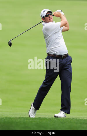 Charlotte, North Carolina, USA. 6. Mai 2012. Ben Curtis während der Endrunde der Wells Fargo-Meisterschaft in der Quail Hollow Club am 6. Mai 2012 in Charlotte, N.C. ZUMA PRESS / Scott A. Miller. © Scott A. Miller/ZUMA Draht/Alamy Live-Nachrichten Stockfoto