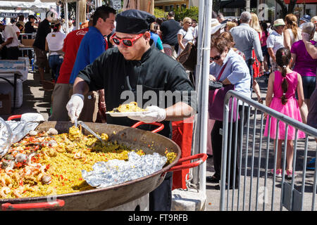 Miami Florida, Coral Gables, Carnaval Carnaval Miracle Mile, Straßenfest, jährliche Feier, Hispanic Latino ethnische Einwanderer minorit Stockfoto