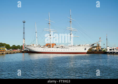 STRALSUND, Deutschland - 13. August 2015: Segelschiff Gorch Fock I auf der Ostsee-Hafen von Stralsund Stockfoto