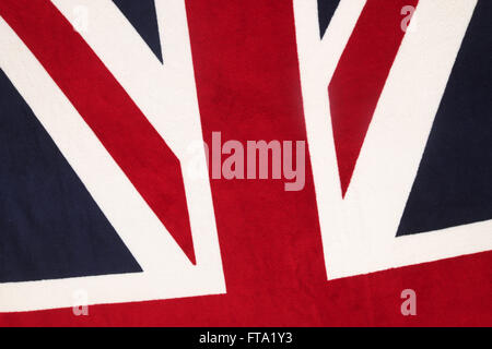 Union Jack Flagge Muster UK Stockfoto