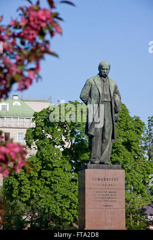 Denkmal der berühmte ukrainische Dichter Taras Schewtschenko in Kiew, Ukraine (Bildhauer Matwei Manizer) Stockfoto