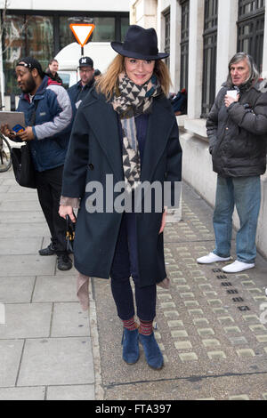 Rachael Stirling ankommen in den Studios von Radio 2 Featuring: Rachael Stirling wo: London, Vereinigtes Königreich bei: 25. Februar 2016 Stockfoto