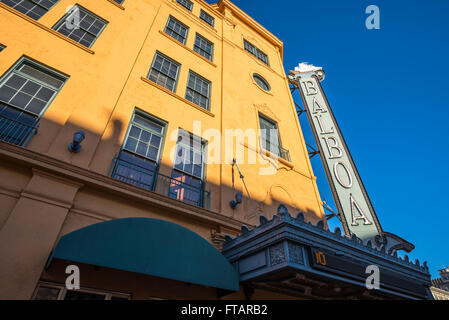 Die Balboa Theatergebäude. Die Innenstadt von San Diego, Kalifornien. Stockfoto