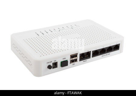 Passive optische Netzeinheit, Endbenutzer GPON Teilnehmernetz terminal Stockfoto