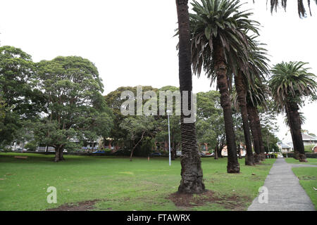 Elkington Park in Balmain, Sydney, Australien Stockfoto