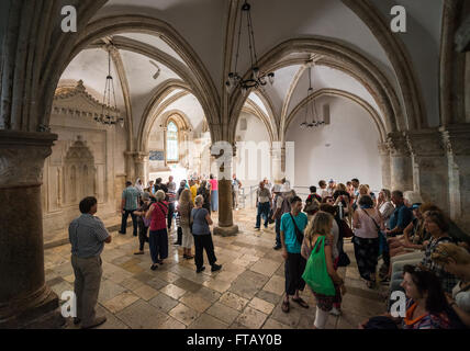 Mihrab im Coenaculum - Abendmahlssaal, statt zu einer Website von The Last Supper auf dem Berg Zion in Jerusalem, Israel Stockfoto