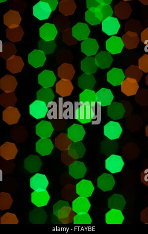 defokussierten Bokeh lights Stockfoto