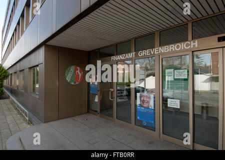 BRD, Nordrhein-Westfalen, Rhein-Kreis Neuss, Grevenbroich, Finanzamt Stockfoto