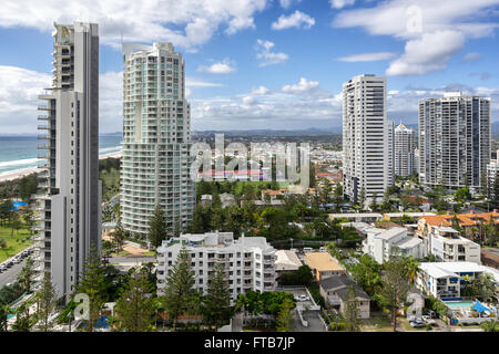 Broadbeach an der Gold Coast Stockfoto