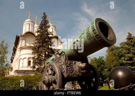 Zarenkanone - Kreml - Russland Stockfoto