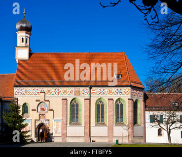 München, Deutschland - Blutemburg-Schlosskirche im XV Jahrhundert erbaut Stockfoto