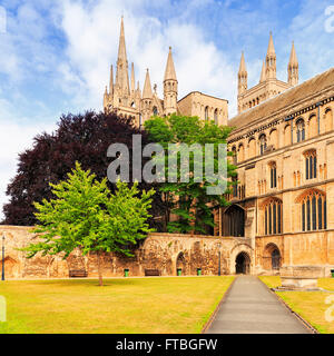 Kathedrale von Peterborough, Cambridgeshire, England, Vereinigtes Königreich Stockfoto