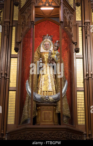 Maria mit dem Kind Jesus, Kapelle in der Kathedrale von San Cristóbal De La Laguna, Teneriffa, Kanarische Inseln, Spanien Stockfoto