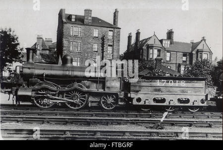 Caledonian Railway 670 Klasse 0-4-2 Dampf Lok 675 als LMS No.17018 Dundee Stockfoto