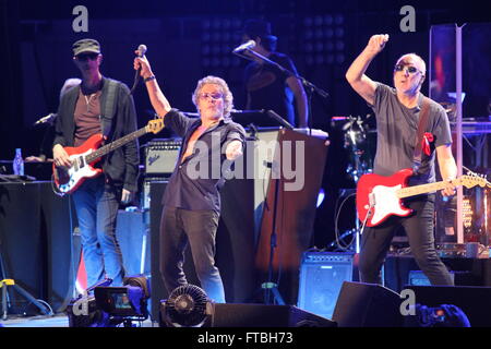 The Who, Roger Daltry Pete Townshend Nassau Coliseum NY 20.05.2015 Foto Michael Brito Stockfoto