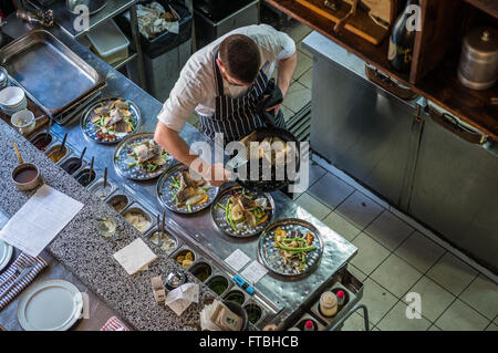 Machneyuda Restaurant in Jerusalem, Israel Stockfoto