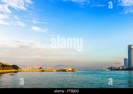 Gulangyu Insel Küste Landschaft Stockfoto