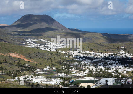 Spanien, Kanarische Inseln, Lanzarote, Haria Stockfoto