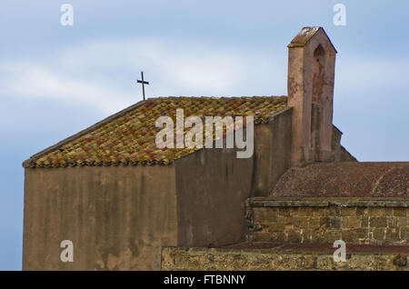 Architektur des Heiligen Efisio Kirche, Sardinien, Italien Stockfoto