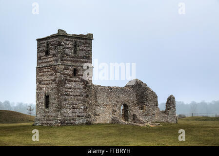 Knowlton Kirche, Woodlands, Dorset, England, Vereinigtes Königreich Stockfoto