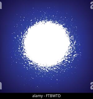 Darstellung der hellen Blitz, Explosion oder platzen auf blauem Hintergrund Stock Vektor