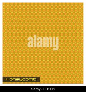 Wabe Hintergrund Illustration Stock Vektor