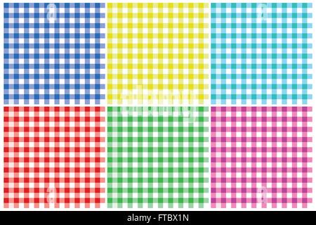 Kariertes Muster Illustration Stock Vektor