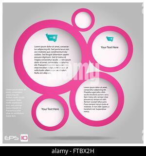 Kreisförmige Design-Elemente Stock Vektor