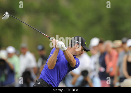 Doral, Fla, USA. 11. März 2012. Justin Rose während der World Golf Championship Cadillac Championship auf dem TPC Blue Monster Course im Doral Golfresort und Spa am 11. März 2012 in Doral, Florida ZUMA PRESS / Scott A. Miller. © Scott A. Miller/ZUMA Draht/Alamy Live-Nachrichten Stockfoto