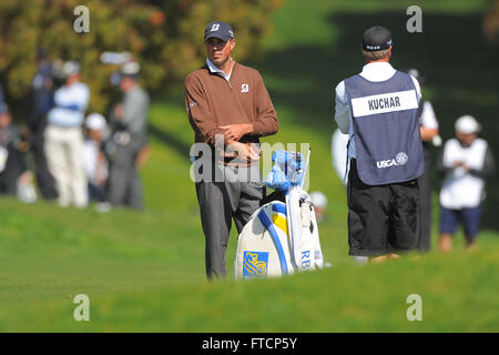 San Francisco, CA, USA. 15. Juni 2012. Matt Kuchar in der zweiten Runde der 112. US Open The Olympic Club am 15. Juni 2012 in San Fransisco. ZUMA PRESS / Scott A. Miller © Scott A. Miller/ZUMA Draht/Alamy Live News Stockfoto