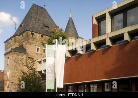 Deutschland, NRW, Neuss, Obertor Und Clemens Seis Museum Stockfoto