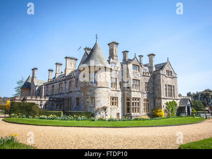 Schloss Haus Beaulieu im neuen Haus der Familie Montague New Forest und das National Motor Museum Stockfoto