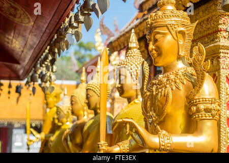 Details von Wat Phra dieses Doi Suthep in Chiang Mai, Thailand Stockfoto