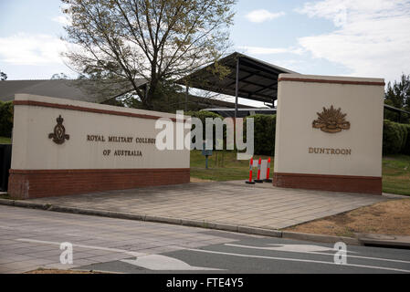 Das Royal Military College in Duntroon, ist die australische Armee Offizier Ausbildungsstätte in Canberra, Australien, Stockfoto