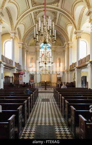 Das Innere der St. Giles in der Fields Church in Holborn, London, England, Großbritannien Stockfoto