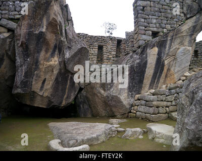 Tempel der Condor Machu Picchu Peru Stockfoto