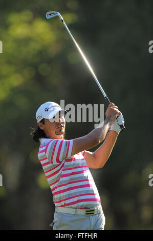 Palm Harbor, Fla, USA. 16. März 2012. Jason Day in der zweiten Runde Übergänge Chapionship im Cooperhead an Innisbrook Resort und Golf-Club am 16. März 2012 in Palm Harbor, Florida ZUMA Press/Scott A. Miller. © Scott A. Miller/ZUMA Draht/Alamy Live-Nachrichten Stockfoto