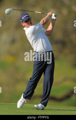 22. März 2012 - USA - Justin Leonard in der ersten Runde der Arnold Palmer Invitational im Bay Hill Club und Lodge am 22. März 2012 in Orlando, Florida, Orlando, Fla... ZUMA PRESS / Scott A. Miller. (Kredit-Bild: © Scott A. Miller über ZUMA Draht) Stockfoto