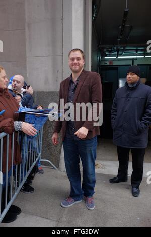 Promis in der Huffington Post mit: Jim Mickle Where: Manhattan, New York, Vereinigte Staaten, wann: 26. Februar 2016 Stockfoto