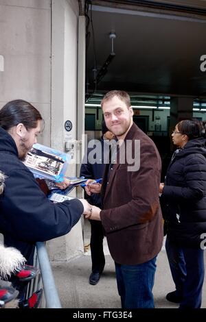 Promis in der Huffington Post mit: Jim Mickle Where: Manhattan, New York, Vereinigte Staaten, wann: 26. Februar 2016 Stockfoto