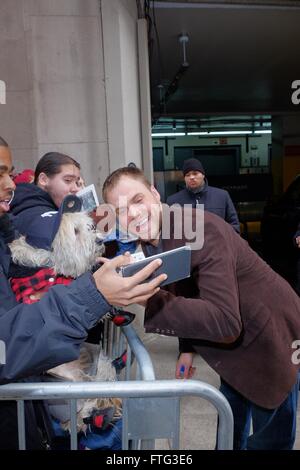 Promis in der Huffington Post mit: Jim Mickle Where: Manhattan, New York, Vereinigte Staaten, wann: 26. Februar 2016 Stockfoto