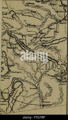 Guerre De La Preußen et de Italie Contre l'autriche et la Bund Germanique En 1866 - Relation Historique et Kritik (1868) Stockfoto