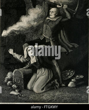 „Old Saint Paul's“ (1841) ist ein historischer Roman, der während der Pest und des Großen Feuers von London spielt und die Ereignisse durch persönliche Berichte und fiktionalisierte Geschichten erzählt. Stockfoto