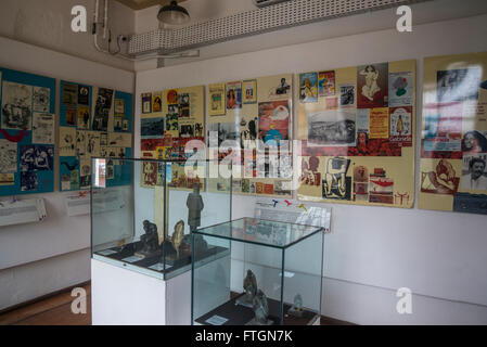 Zeigen Sie in Fundação Casa de Jorge Amado, Salvador, Bahia, Brasilien an Stockfoto