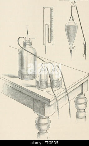 Dieses Handbuch 1912 bietet praktische Anleitungen zur Pathologie und bietet Studenten und Ärzten wichtige Informationen über Diagnose, Ursachen und Behandlung von Krankheiten. Stockfoto
