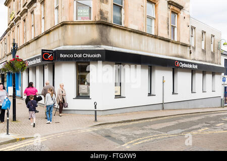 Clydesdale Bank, Argyll Street, Dunoon, Schottland, UK Model Release: Nein Property Release: Nein. Stockfoto