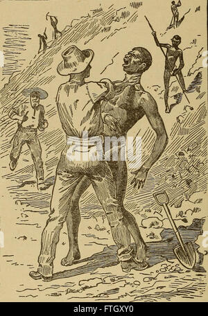 Stanley und die weißen Helden in Afrika; eine Auflage aus Mr Stanley späten persönliche Schriften über Emin Pascha Relief Expedition (1890) Stockfoto