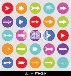 Bunte Pfeile Abbildung Stock Vektor